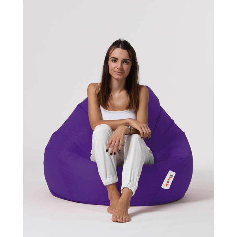 Outdoor Friendly Bean Bag, Purple
