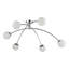 Silvia Glass Semi Flush Mount-58962114