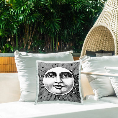 Coussin extérieur Moon Face Astrology