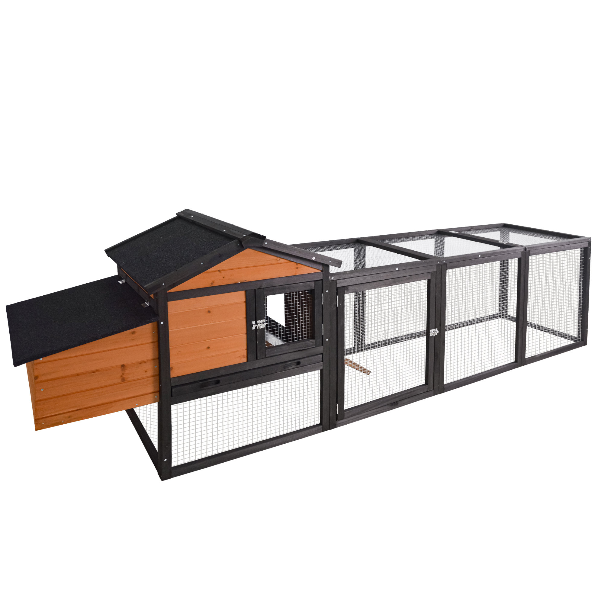 Archie & Oscar™ Wooden Chicken Coop, Large Outdoor Hen House with ...