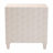 Itza Baxton Studio Nira Modern Beige Faux Shagreen 3-Drawer Storage Cabinet