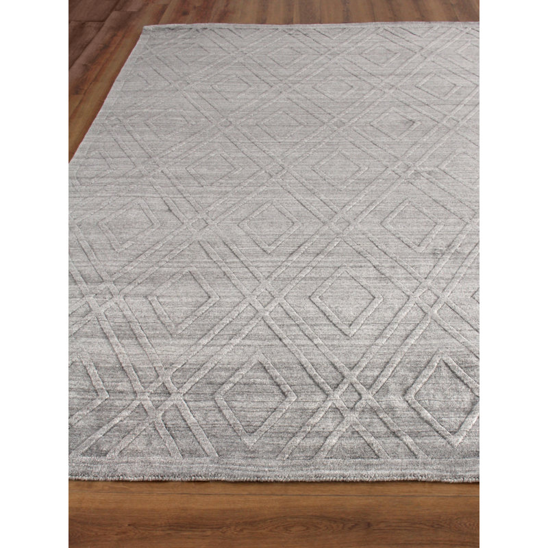 Castelli Geometric Area Rug in Gray, Rectangle 14' x 18'