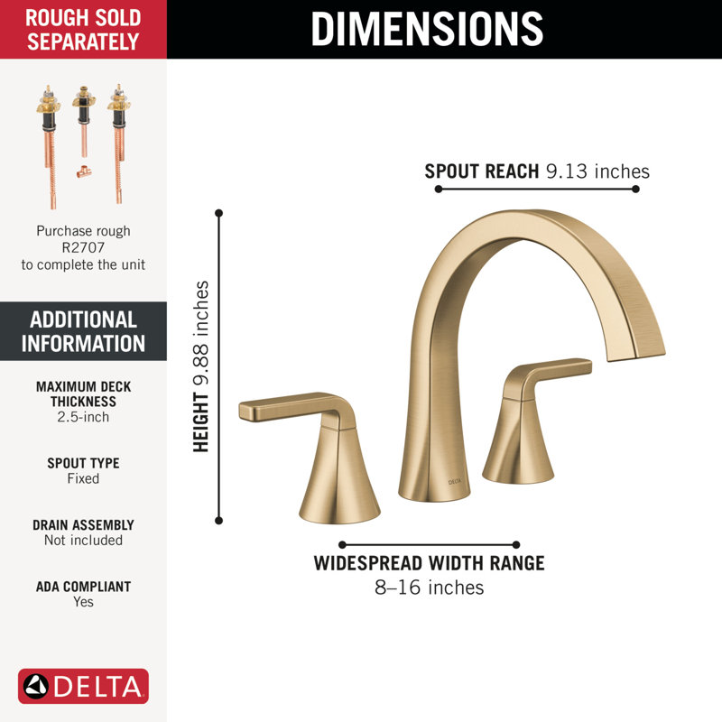 Roman Tub Trim, Champagne Bronze