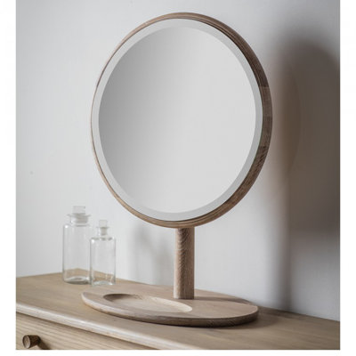 Gulfport Round Freestanding Mirror