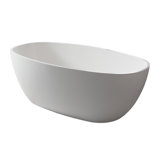 Eleganza 63.12'' L Freestanding Soaking Bathtub