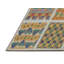 Tapis vert / bleu / rouge tissé à la machine-1136337351