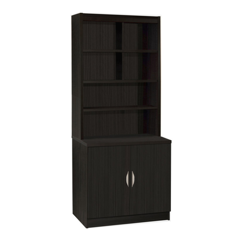 Kingston 2 -Door Storage Cabinet, Black Havana
