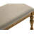Haltwhistle 47" Long Antique Natural Oak Dining Bench 