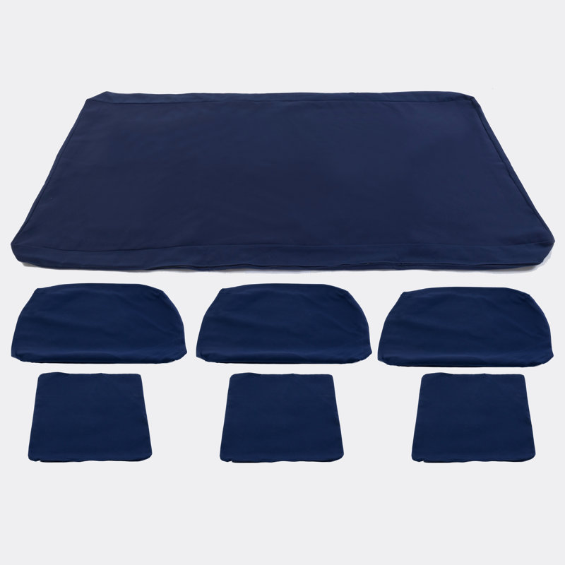 Housse de coussin Melrose, Bleu marine