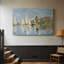 Claude Monet, "Regatta at Argenteuil" - Art mural sur toile tendue de qualité musée-435599022