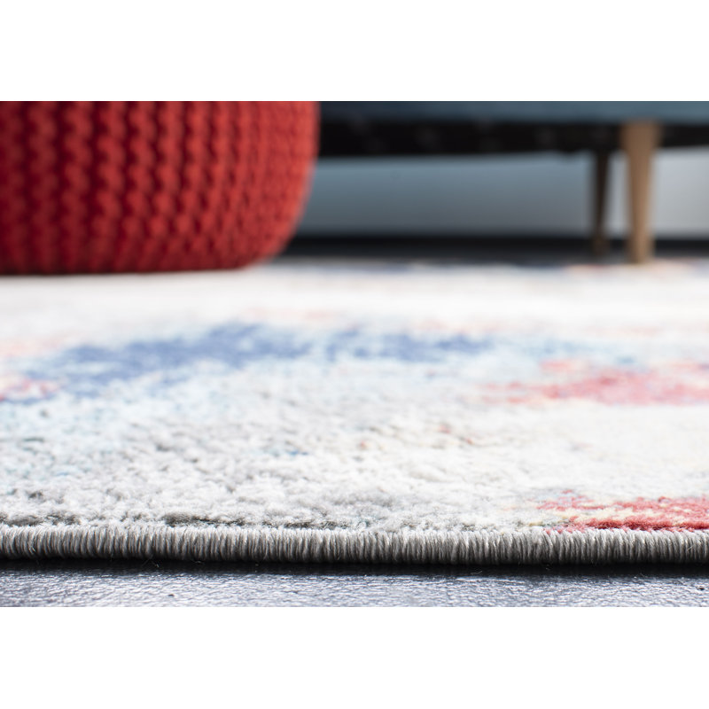 Devers Abstract Area Rug, Round 201 cm
