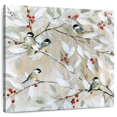 Brampt Winter Chickadees