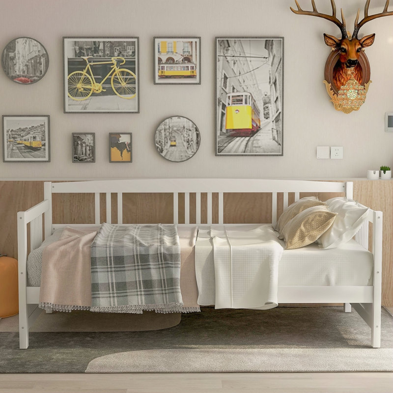 Modern Solid Wood Daybed, Multifunctional