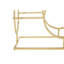 Palmilla 120cm Glass Top Console Table