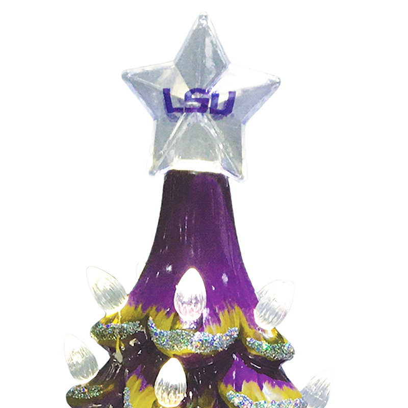 Arbre en céramique NCAA College Spirit, Lsu Tigers