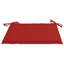 Chaise de patio en teck avec coussins West Boylston-125969166