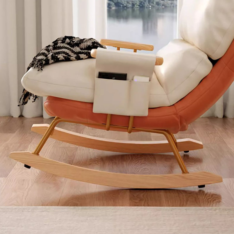 Chaise berçante tendance, Orange