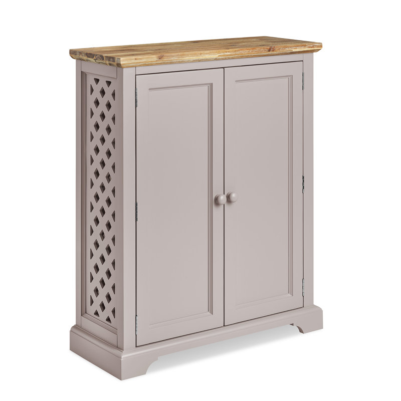 20 Pair Shoe Storage, Light Grey/Brown