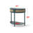 Unique Half Moon Design End Table With Sliding Rattan Door,Elegant Semi-Circle Entryway Console Table With 2 Rattan Storage Cabinet And Bottom Shelf For Living Room, Bedroom, Study, Hallway
