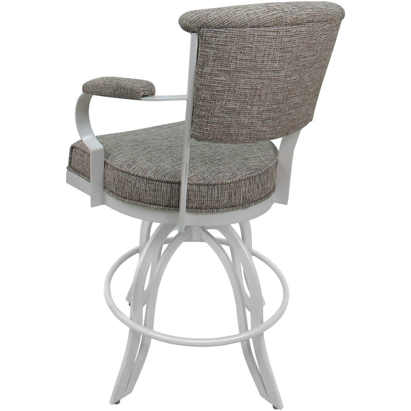 Tabouret de bar Vickky, Blanc