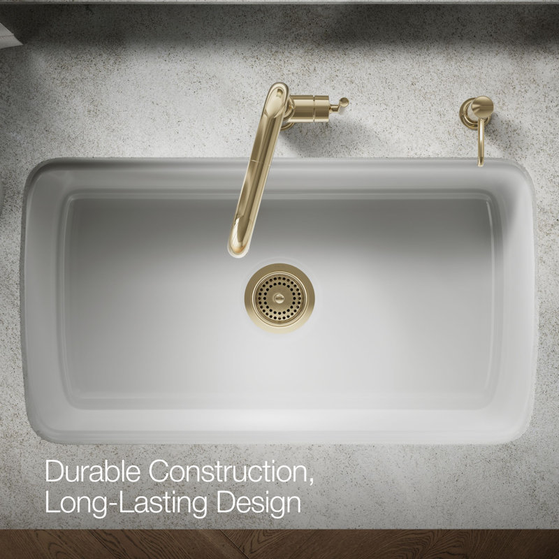 Duostrainer Sink drain and strainer with tailpiece, Vibrant French Gold