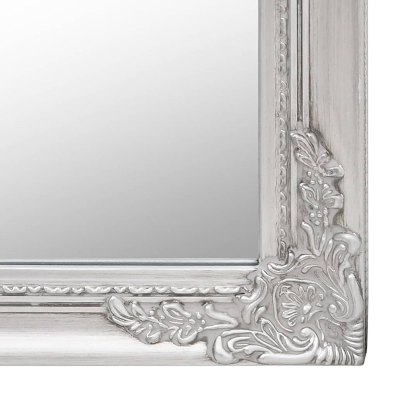 Wegford Rectangle Mirror, Silver, 70.9" x 17.7"