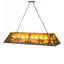 Luminaire suspendu linéaire pour table de billard 9 lumières Old Forge
