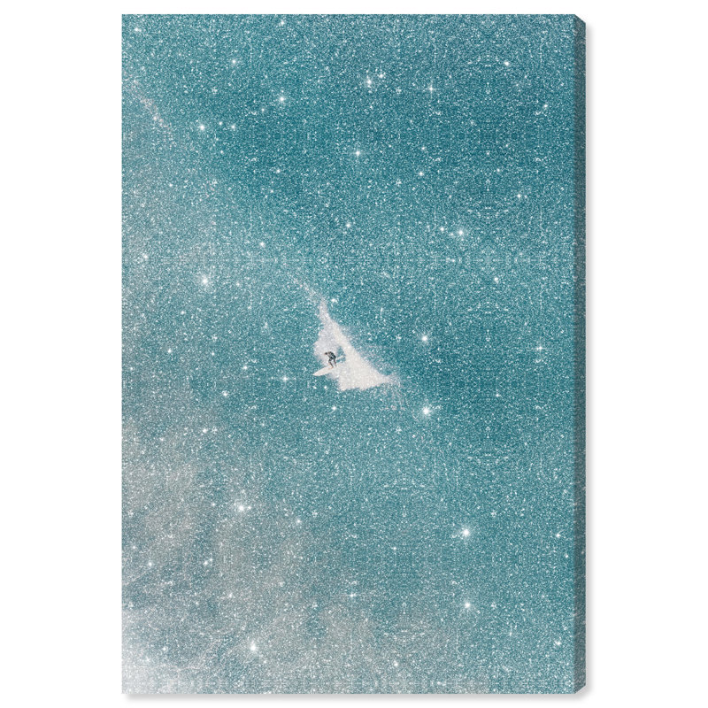 Aquamarine Breath Print by Oliver Gal, 15"H x 10"W, Gallery Wrapped