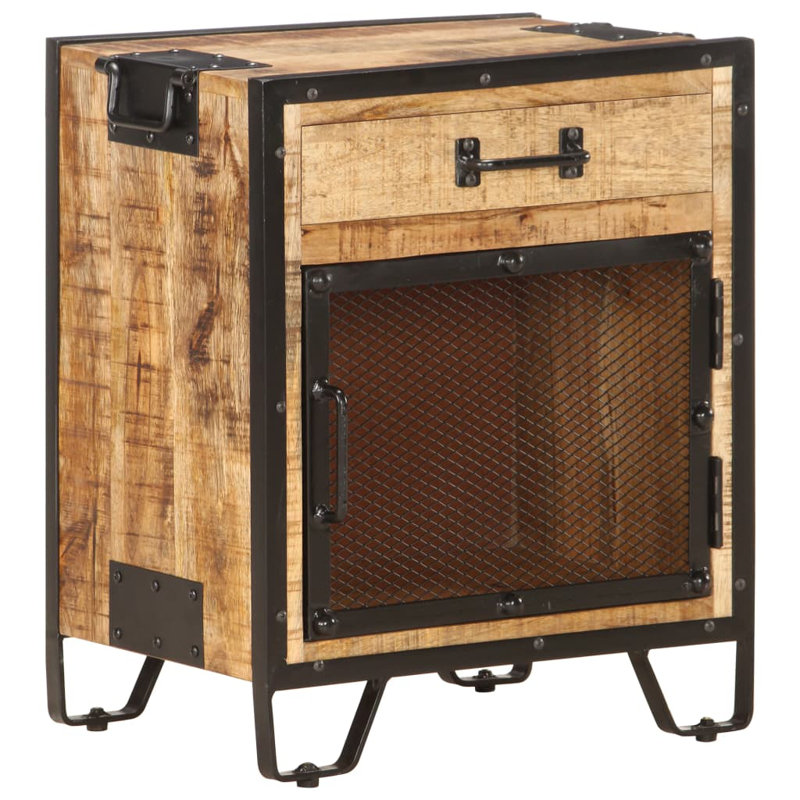 Kimes 43cm W Bedside Table