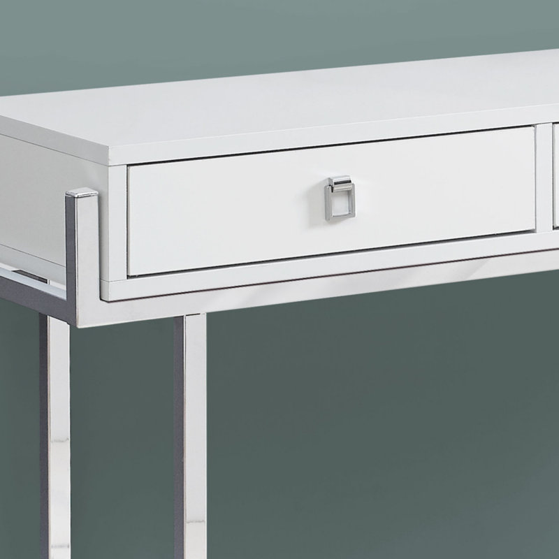 Table d'appoint 3 tiroirs Damari, White