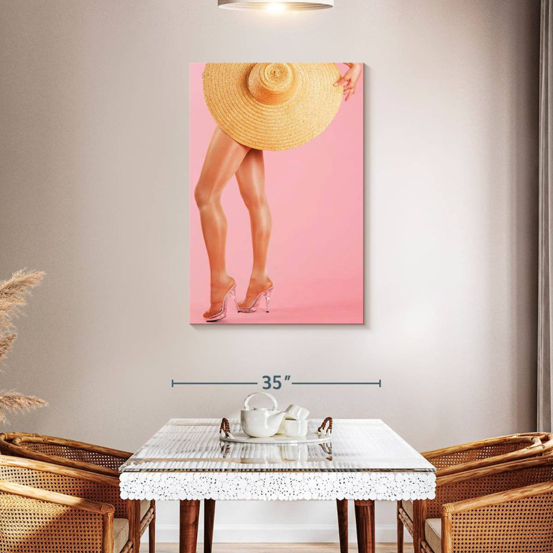 Shuttleworth Hat Over Toned Legs, 45" H x 30" W