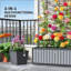 Wooden Raised Garden Bed With Trellis-220119759