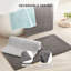 Splendour Blue 100% Cotton Tufted 3000 GSM Reversible 21x34'' Bath Rug-94655738-46774099