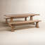 Vienna 3 Piece Solid Wood Dining Set