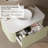 30" Small Wall Mounted Floating Bathroom Vanity with Large Drawer, No Assembly Required-669835128