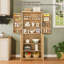 Armoire de cuisine en bois avec 6 tablettes de porte-20830217