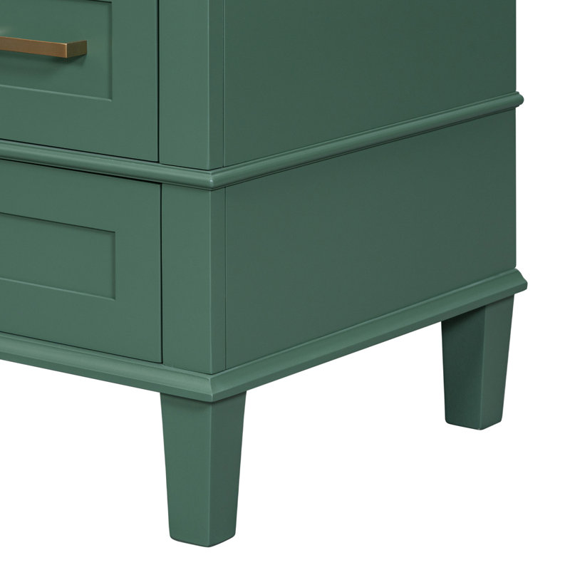 Ensemble de meuble-lavabo simple 30 po Quantavia, Vert