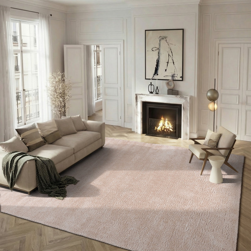 Tapis beige Nicole, Rectangle 8 pi x 10 pi