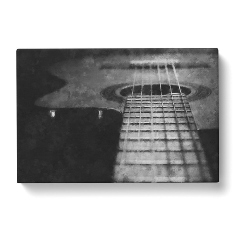 Acoustic Guitar Vol.1 - Wrapped Canvas Painting, 35cm H x 50cm W x 3cm D