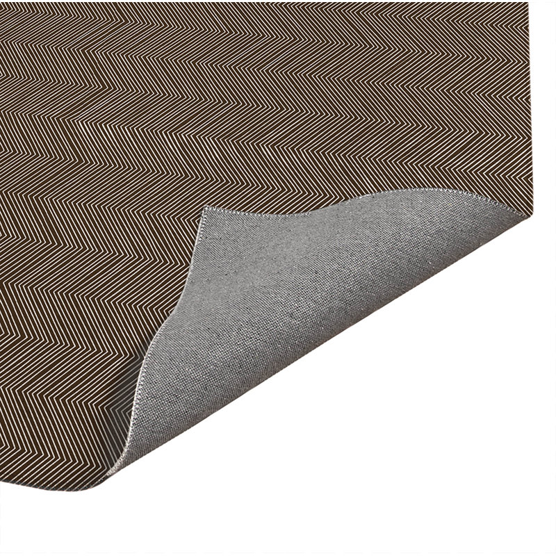 Tapis de cuisine à profil bas Byrdhill, Brun moka, Rectangulaire 2 pi x 3 pi