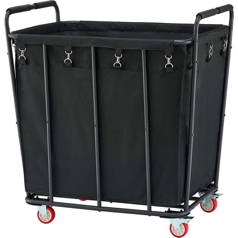 Large Laundry Cart With Wheels, 400L Heavy Duty Laundry...