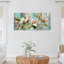 Ensemble de 3 tableaux muraux sur toile à motif floral de magnolia-1672051838
