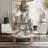 Althea Upholstered Cotton Blend Armchair