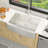  30in 16 Gauge Farmhouse Large Single Bowl Stainless Steel Workstation Kitchen Sink-75465293
