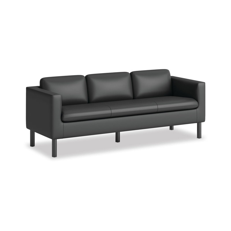 Canapé rembourré Parkwyn, Polyuréthane noir