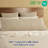 PHF 100% Cotton Waffle Body Pillowcase with Zipper, 1 Pack Soft Skin-Friendly and Breathable Pillow Sham for Bed-124279008-124279012