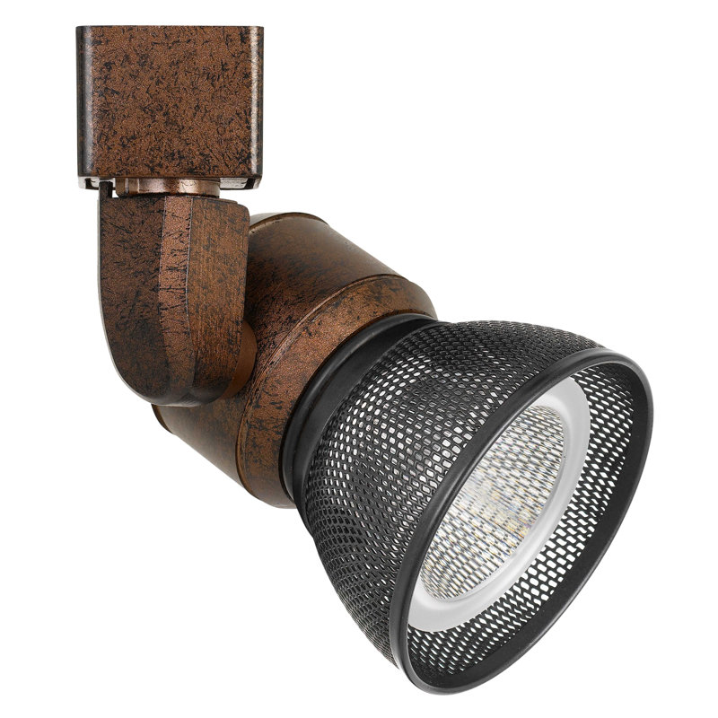 LED Track Fixture Head, Dark Bronze, Rust