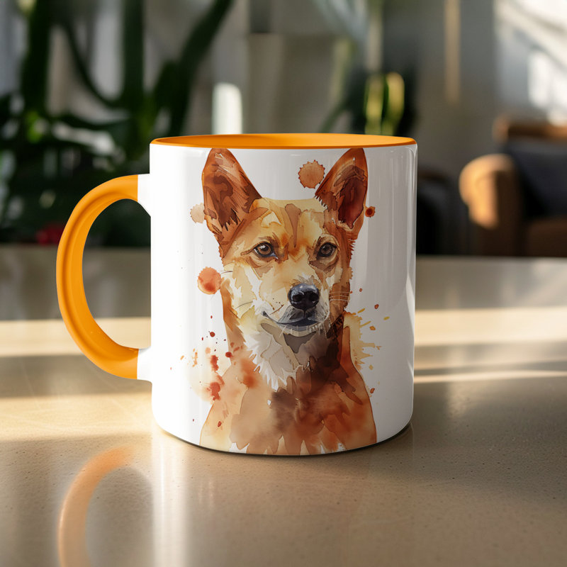 Mug, Orange, 3