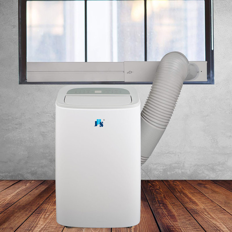JHS 14,000 BTU White Portable Air Conditioner with Remote
