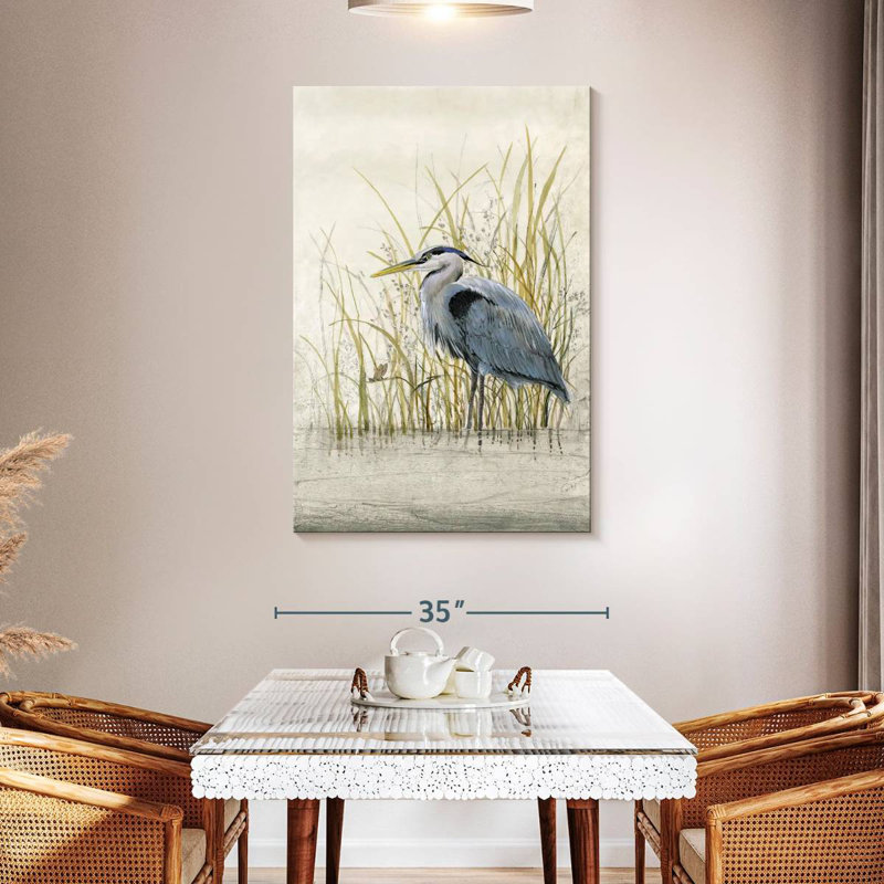 Brampt Heron Sanctuary II, 48" H x 32" W